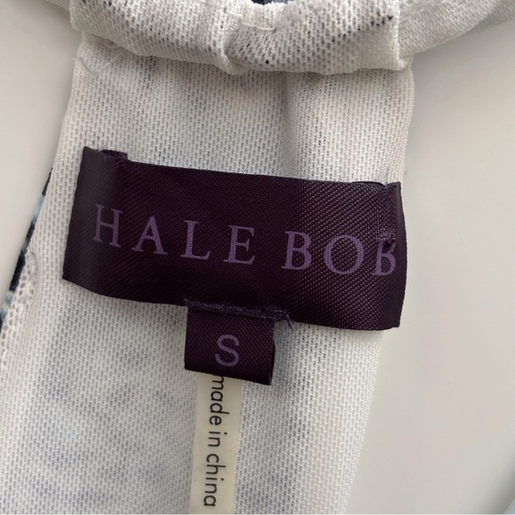 Hale Bob Adelaide Halter Blue Snake Print Dress Small - Picture 6 of 9